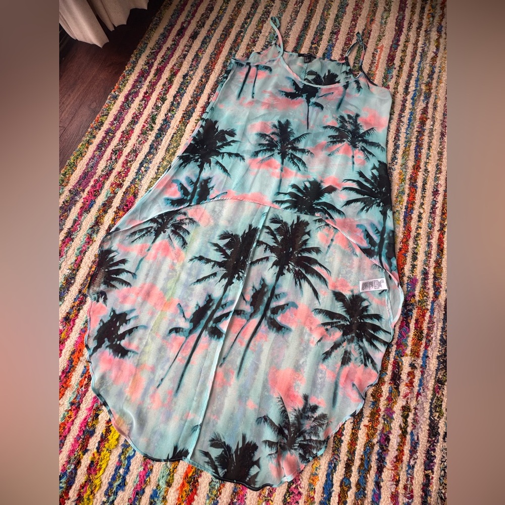 Tropical Palm Tree High/Low Top